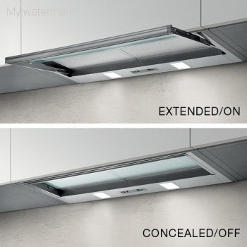 Kleenmaid 90cm Concealed Slide Out Rangehood