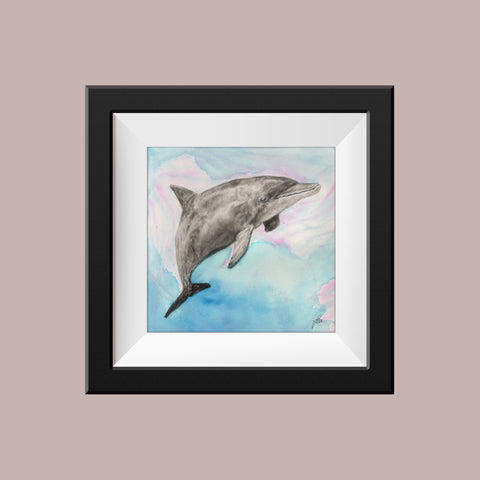 Dolphin art print