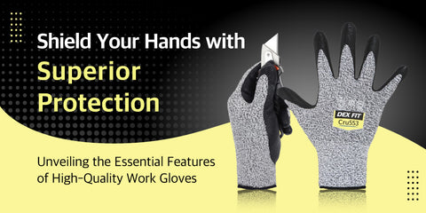MUVEEN DEX FIT Cut Resistant Gloves CRU553 - Shield Your Hands with Superior Protection.