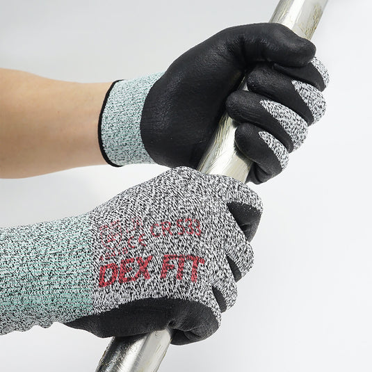247Garden Level-D Cut-Resistant Stainless Steel-Wire Gardening+Working  Gloves w/Grips (X-Large Pair)