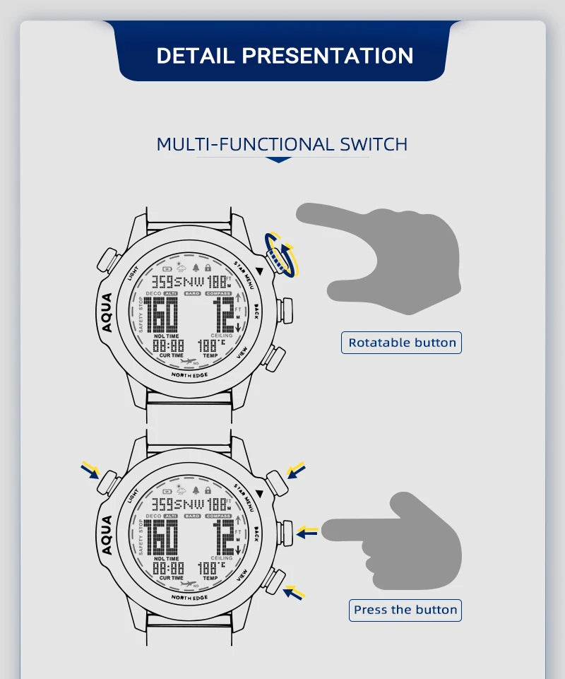 North Edge Aqua Diving Watch