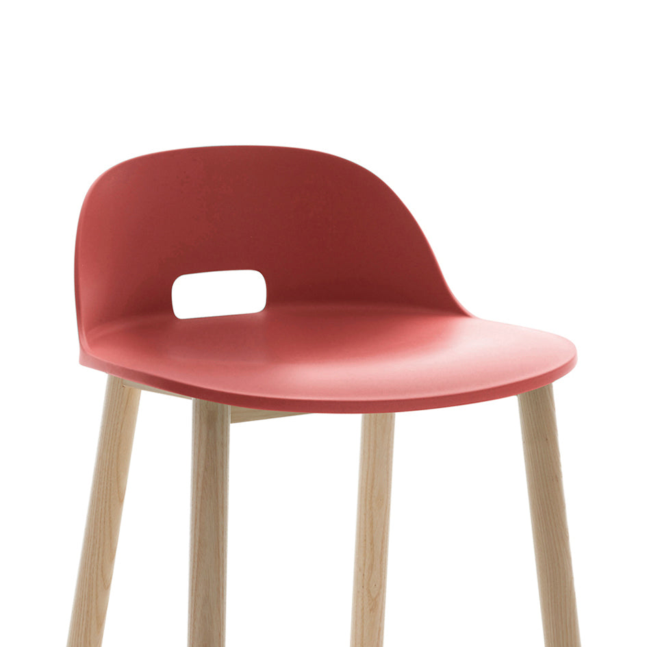 EMECO ALFI BARSTOOL HIGH BACK sgabello con schienale alto