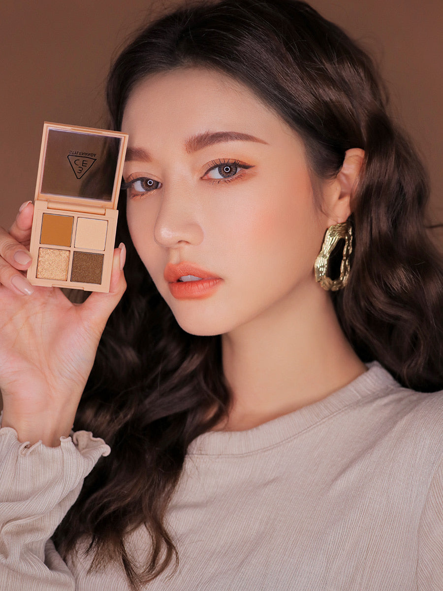3CE Mini Multi Eye Color Palette #Almond Fudge 3.2g by EmpressKorea