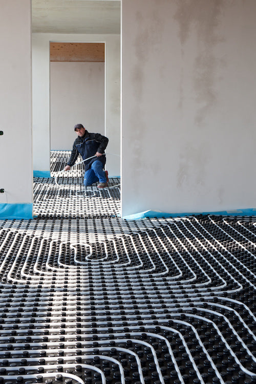 Underfloor heating installation