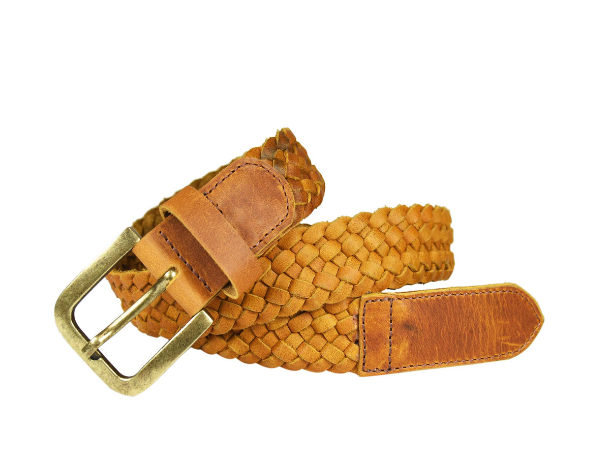 Tolredo Leather Belts for Men - Caramel