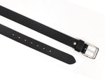Tolredo Men's Genuine Leather Dress Belts Made with Premium Quality - Raven Black (BLT-198)