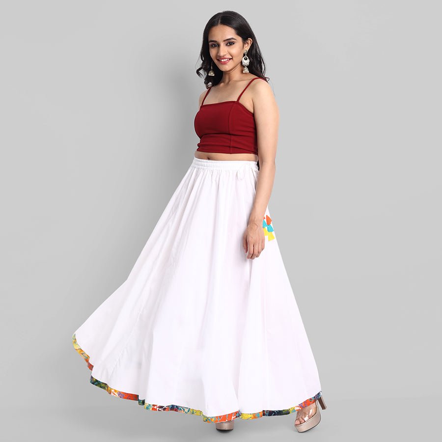 Buy Multi Color Georgette Dupatta Kalidar Chikankari Bridal Lehenga Set For  Women by Sawan Gandhi Online at Aza Fashions.