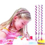 6pcs/lot Rainbow Color Headband Cute Girls Hair band Long Elastic Hair Bands Headwear Hair Accessories
