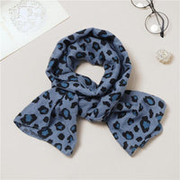 Jeseca Le opard Print Scarves for Children 2019 Autumn Winter Cotton Knitted Thick Warm Scarves Christmas Girls Cute Neck Collar