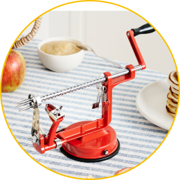 Vegetable Sheet Slicer Fruit Fast Manual Peeler Apple Round - Inspire Uplift