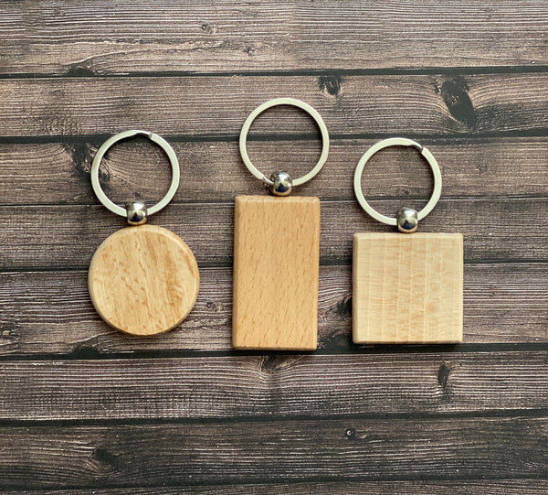 Walnut Wood Keychain - Blanks Outlet