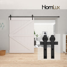 Load image into Gallery viewer, HomLux I Shaple Barn Door Hardware Kit
