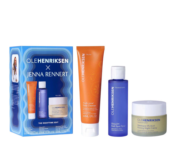 Set OLEHENRIKSEN Truth Banana Bright Eye Cream 0.24oz + Gel Creme 0.5oz