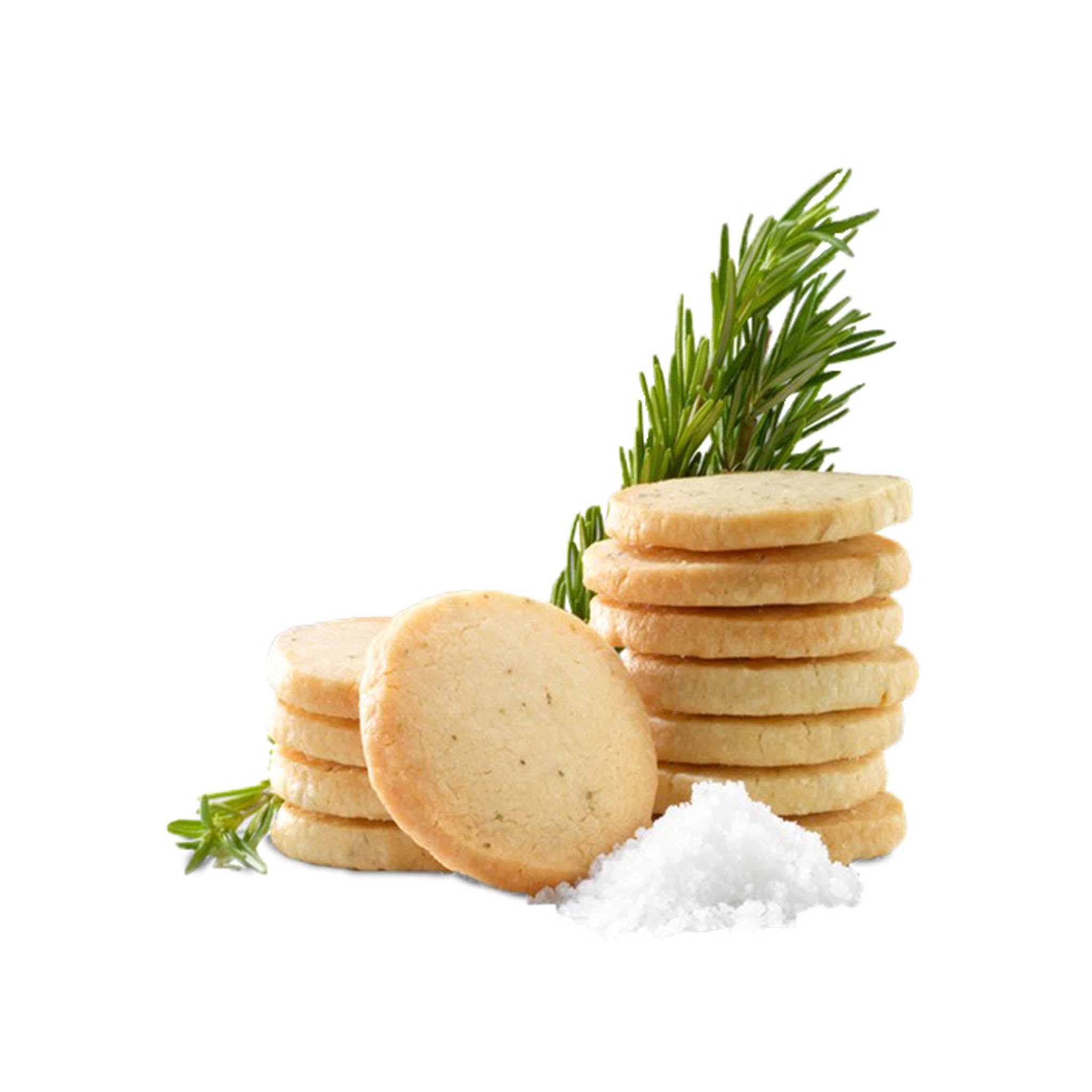 Salted Rosemary Shortbread