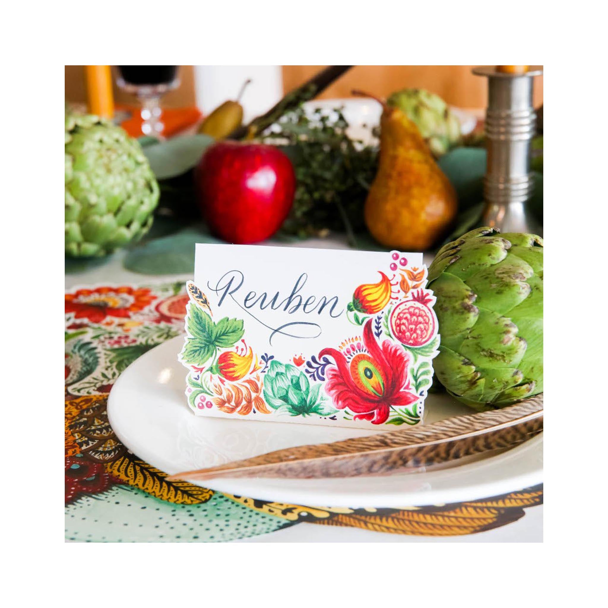Place Cards  Set of 12 - Bountiful