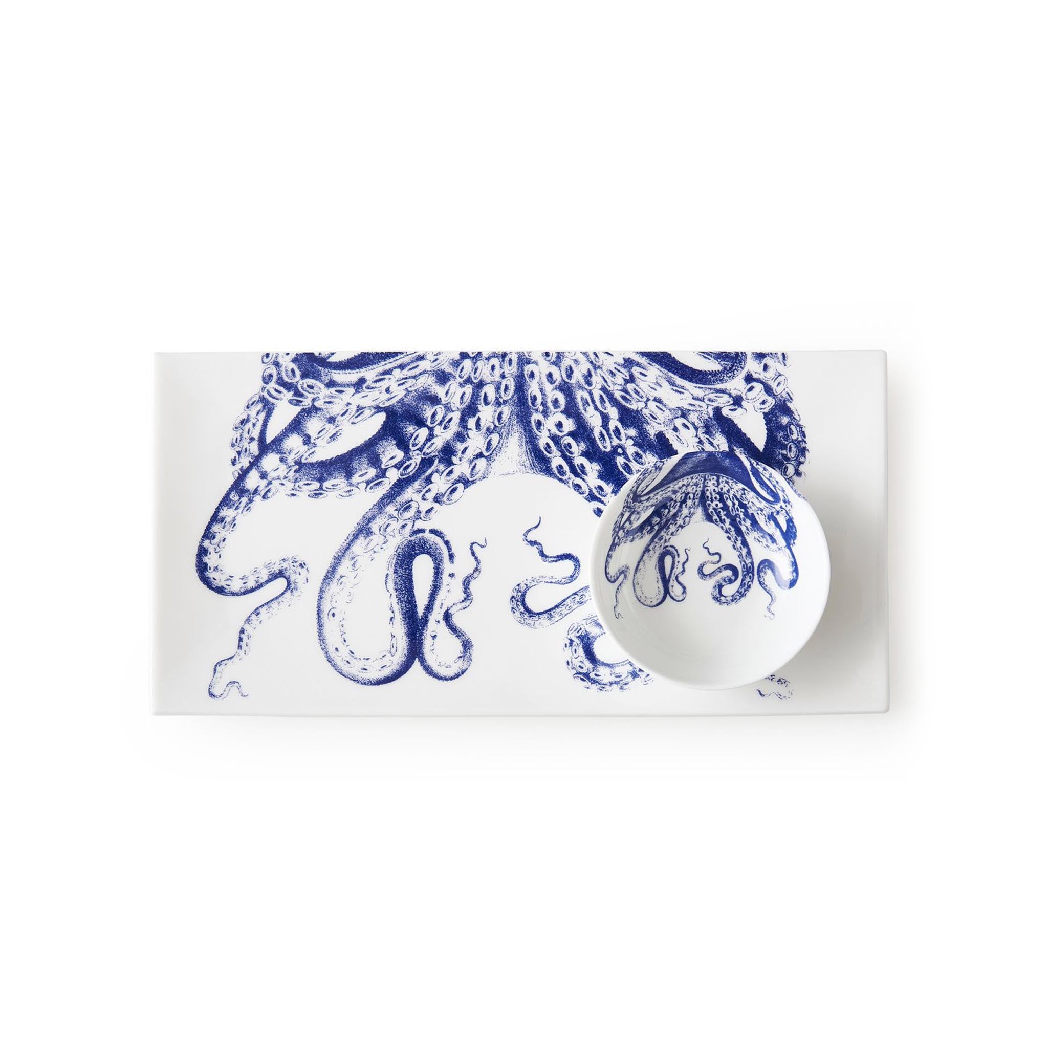 Blue Lucy Octopus Sushi Tray -Large