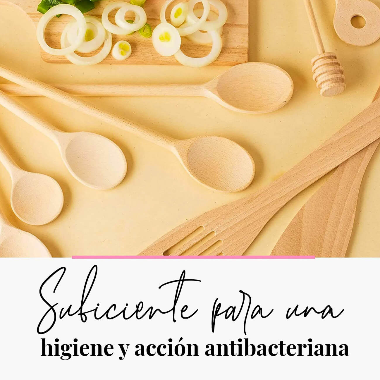 GENERICO Juego De Utensilios De Cocina Madera 4 Piezas