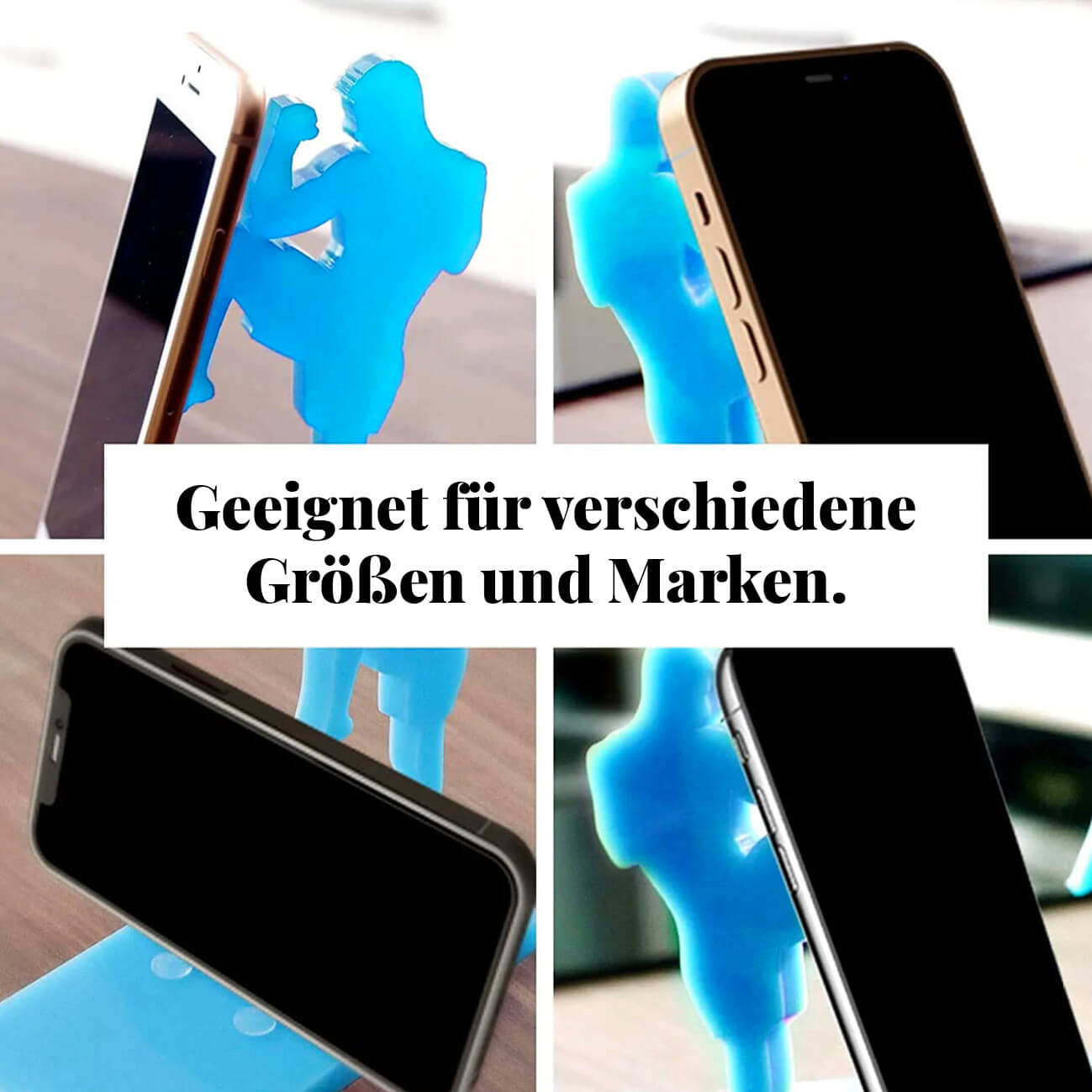 Smartphone Ständer aus Walnussholz - Smartphone Geschenk!