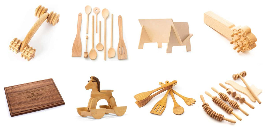 Types of handcrafted wooden products
