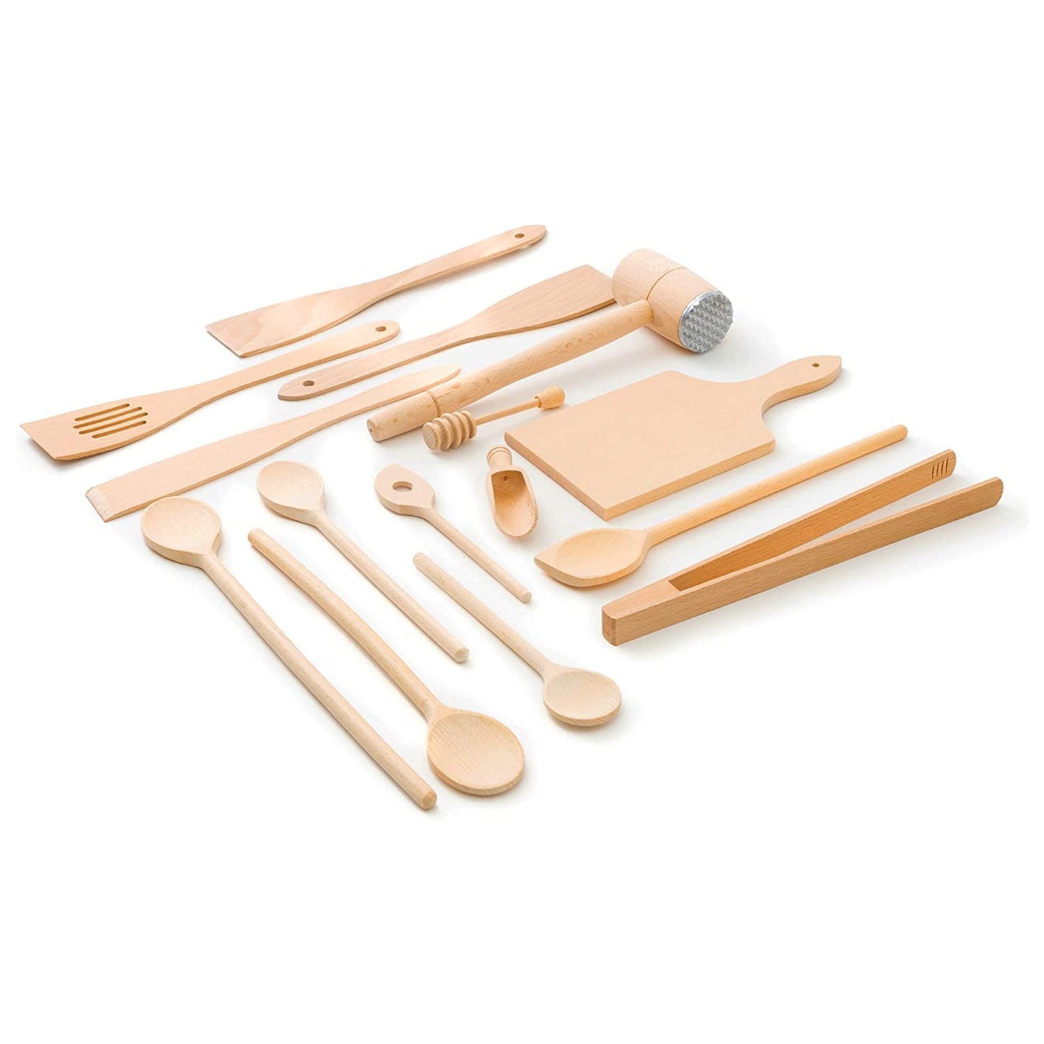 Wooden Cooking Tongs