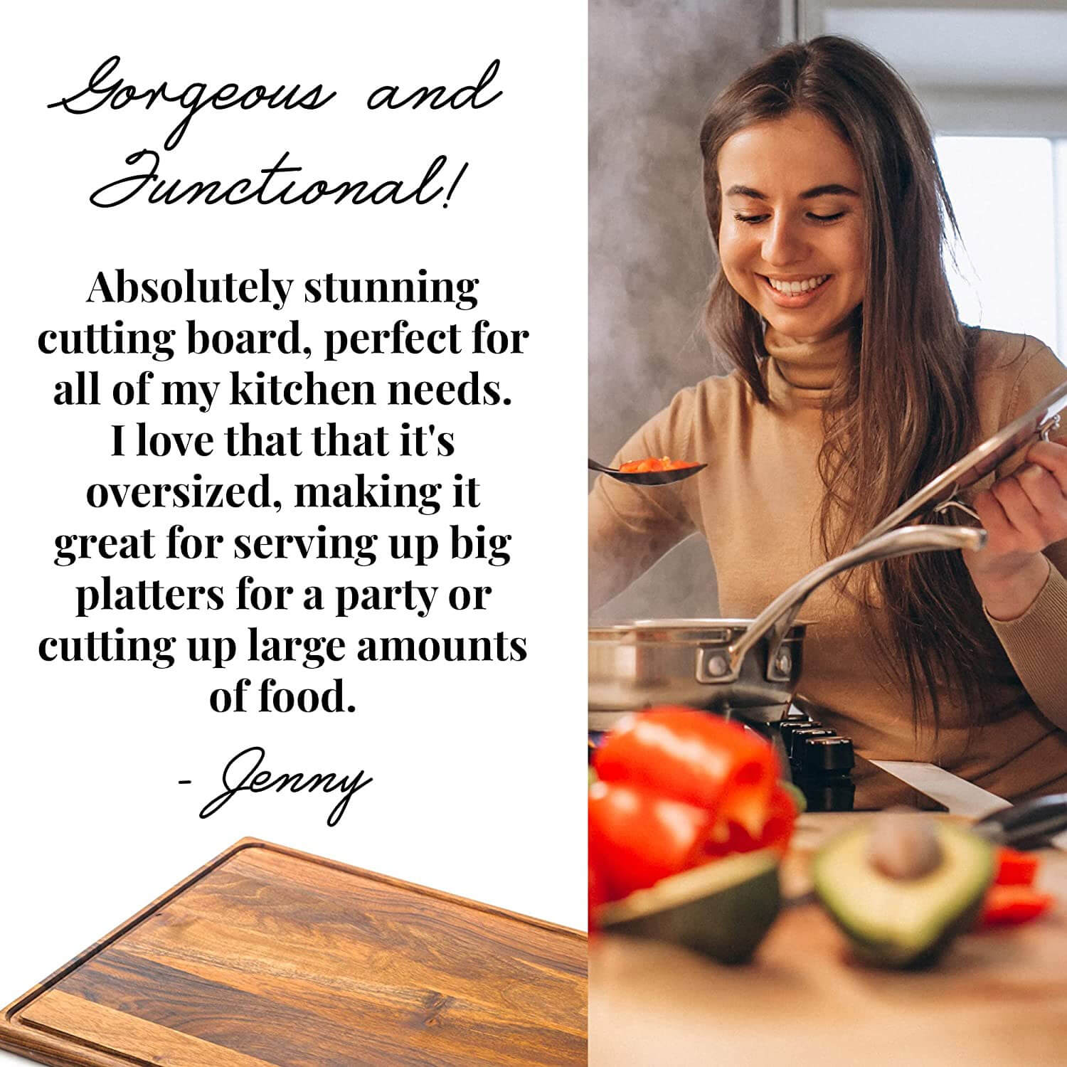 Wood Cutting Board for Kitchen. … curated on LTK