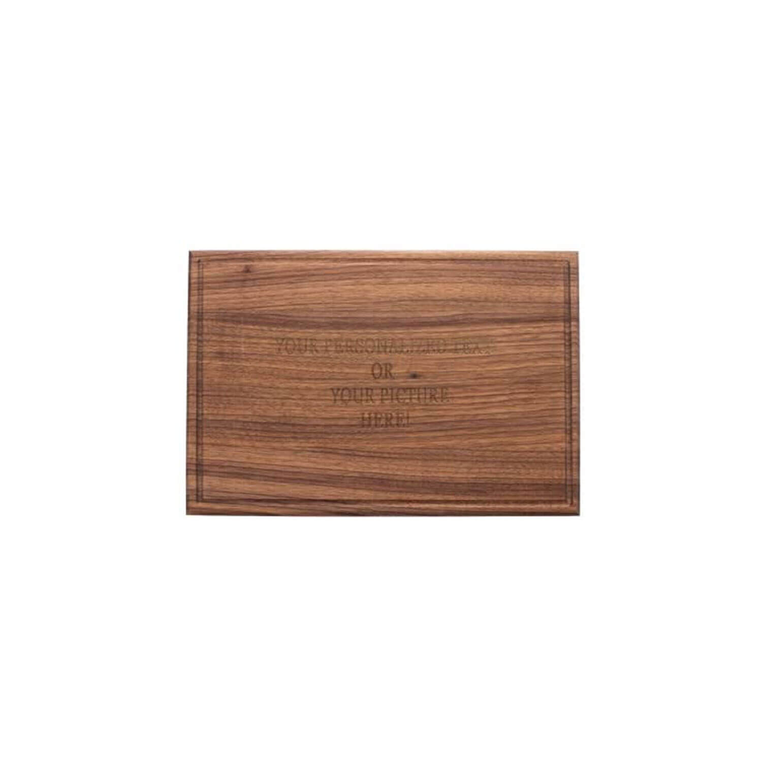 Tuuli Kitchen Extra Large Wooden Cutting Board for Kitchen Walnut Dark Wood 17x12