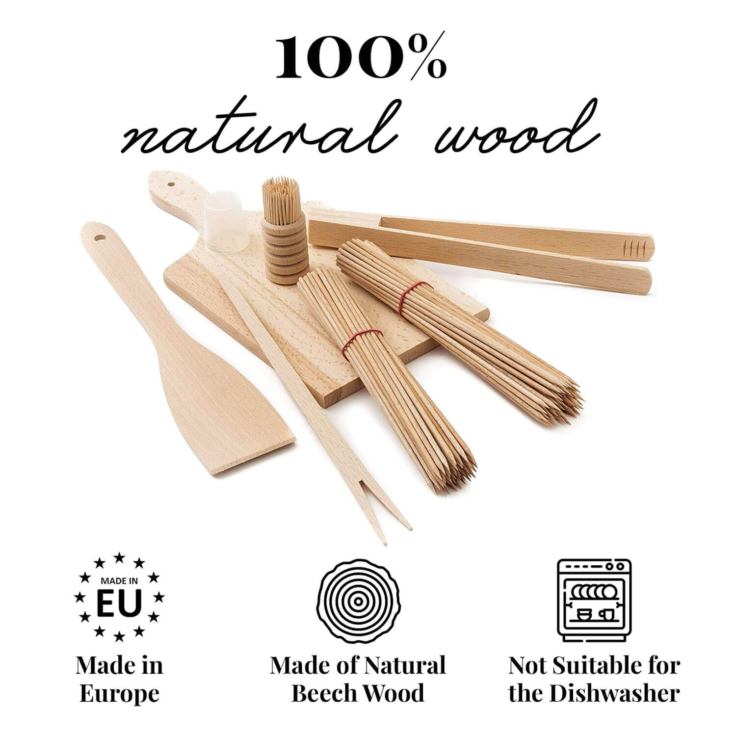 Grilling Perfection with Premium Wooden BBQ Utensils