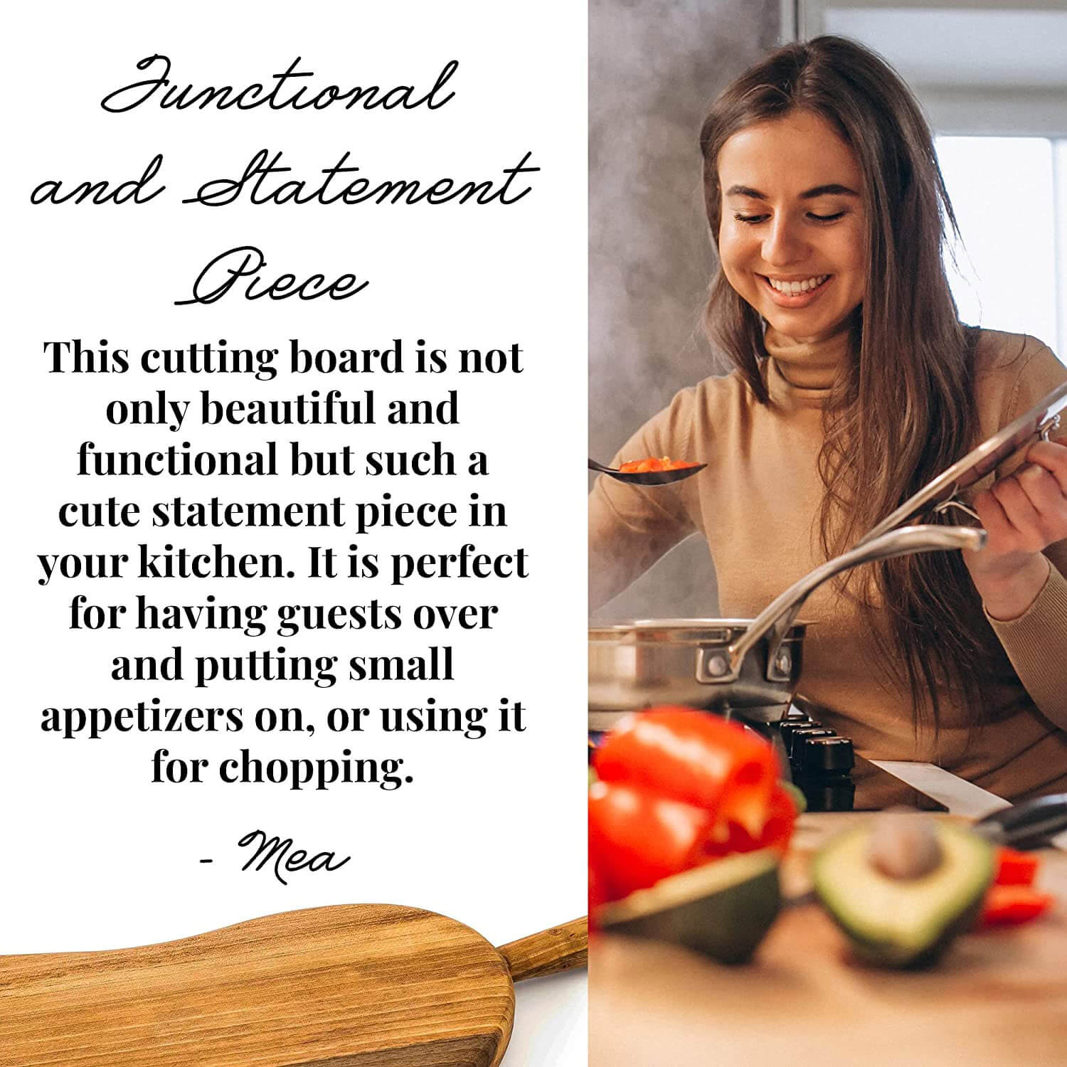 Handcrafted Mini Wood Cutting Board: Functional and Beautiful