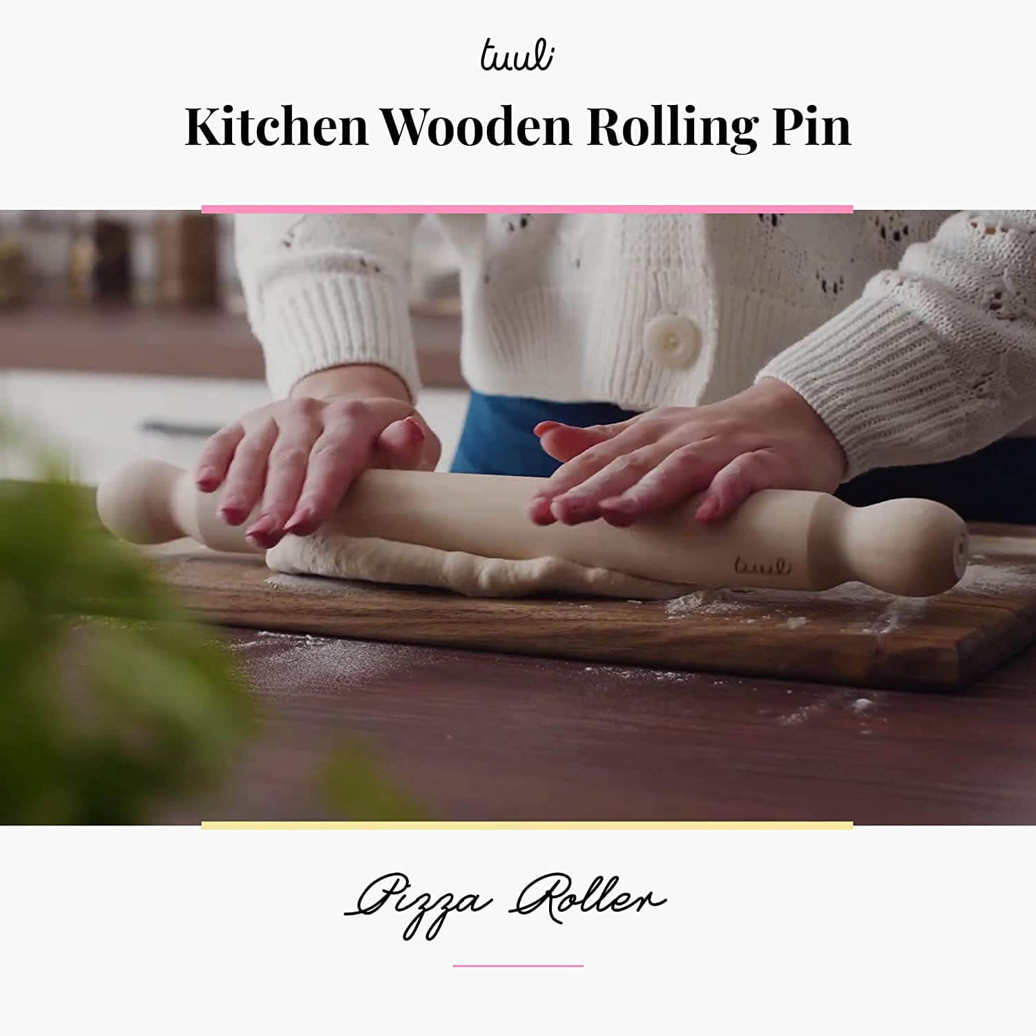 Wooden Dough Roller