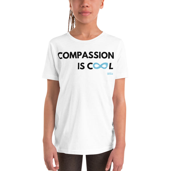 Compassion is Cool - Youth Unisex Short Sleeve- Black Print