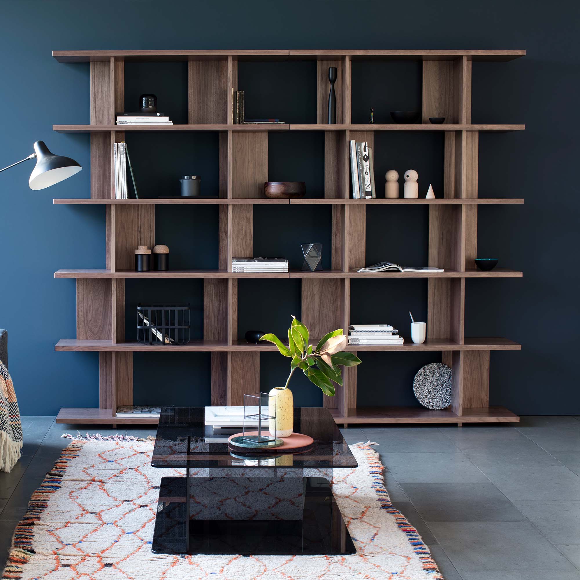 Strata Shelving in walnut