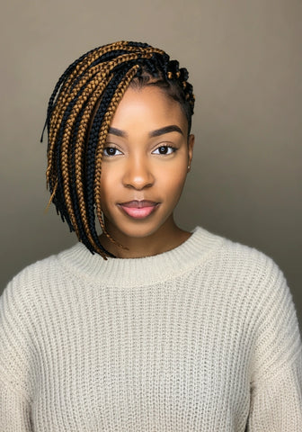 Boho Bob with Box Braids