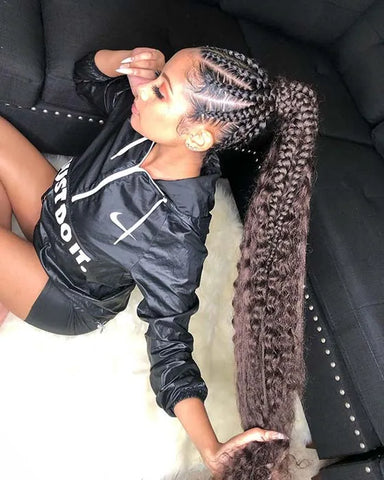 Boho Braid Ponytail