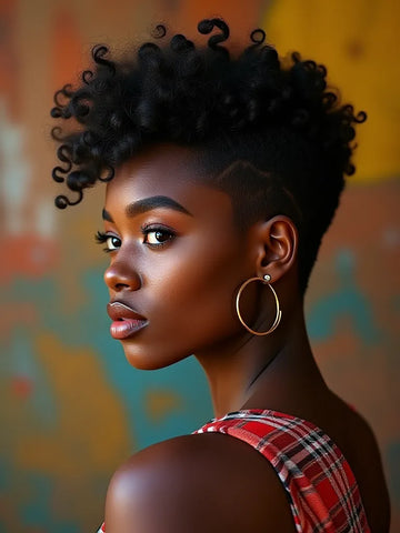 Curly Pixie Cut