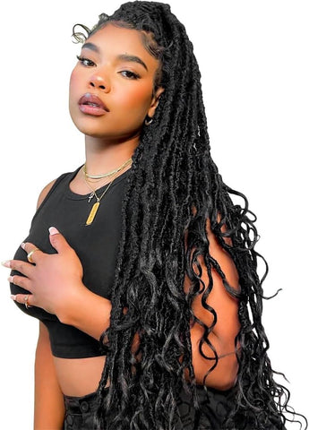 Distressed Faux Locs