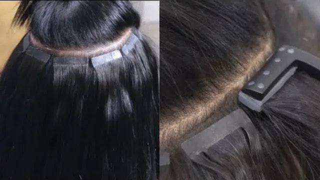 How to Perfectly Place Tape-ins on Natural Hair