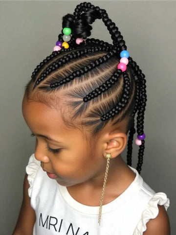 Mini Braids with Beads