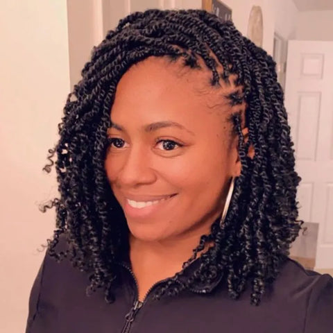 Shoulder Length Passion Twists