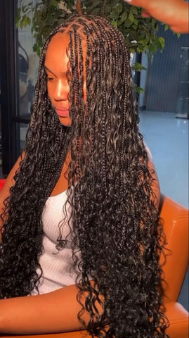 Small Knotless Braids