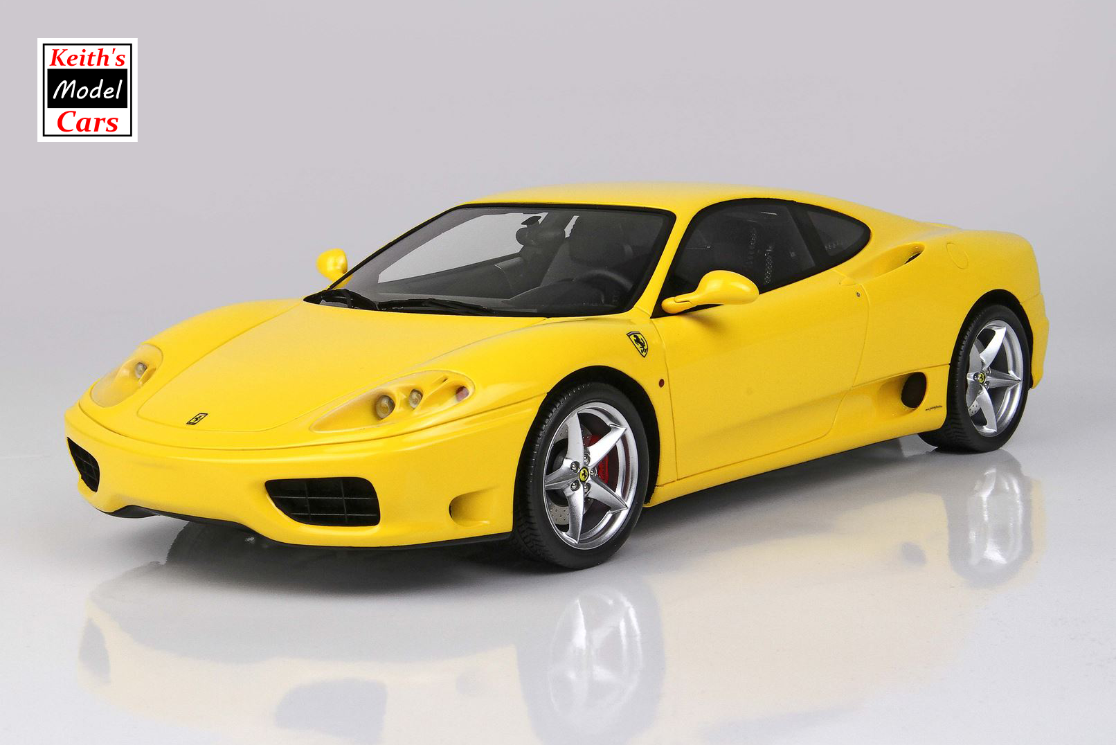 1:18 Scale BBR Models Ferrari 360 Modena (1999) in Giallo Modena