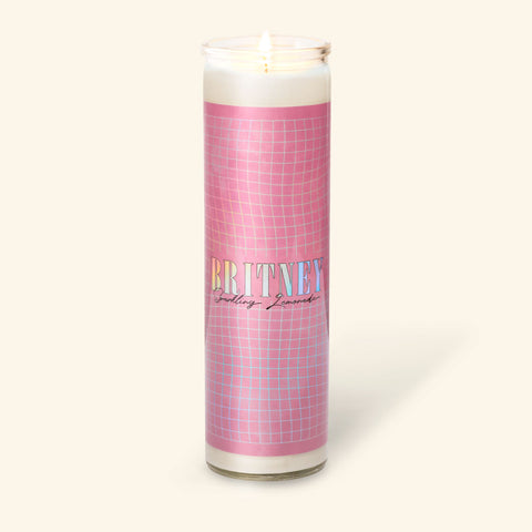 britney sparkling lemonade candle