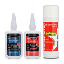 Starbond 4 oz. Medium CA Glue and 6 oz. Accelerator Bundle