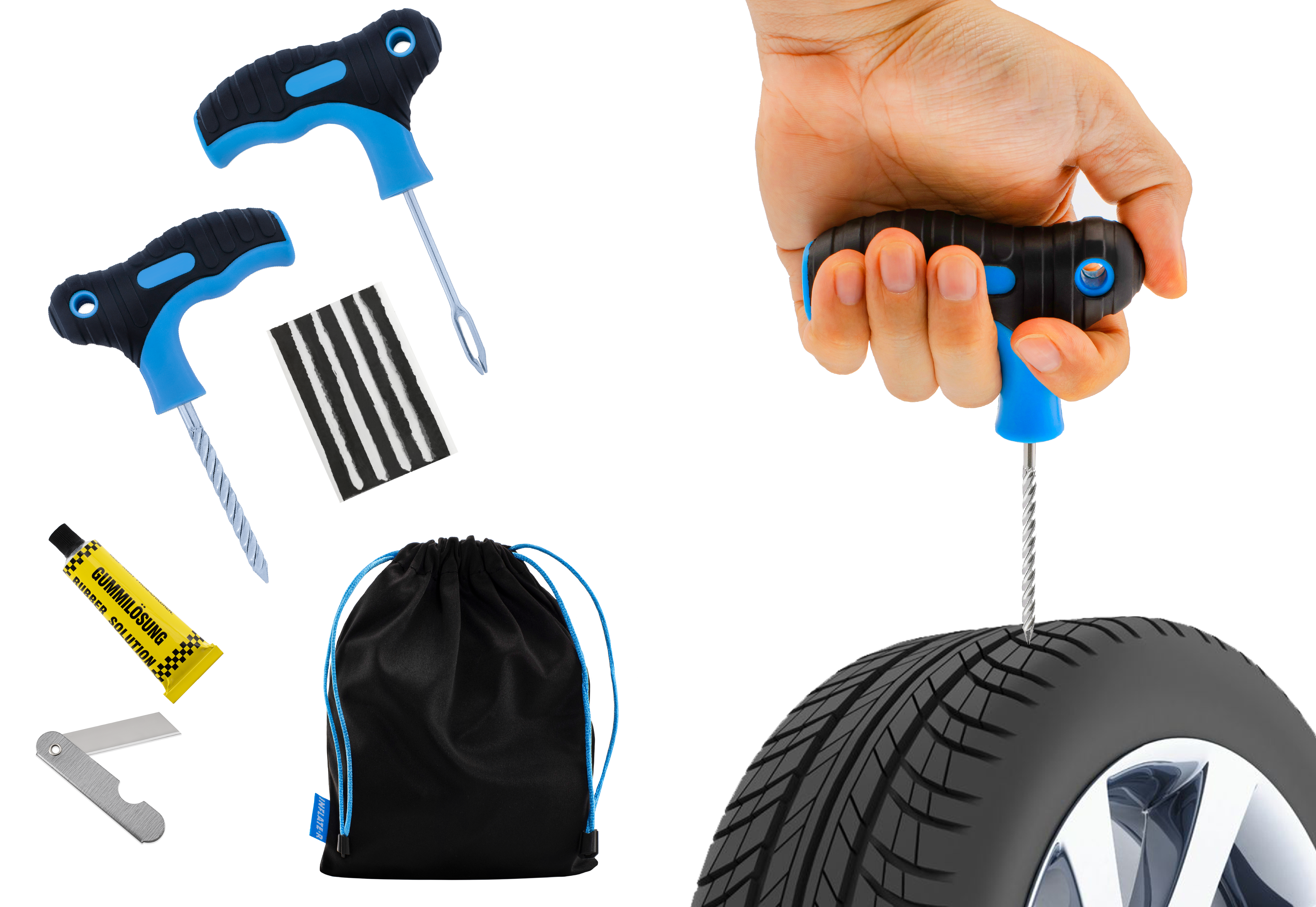 InflateR's Premium Tire Puncture Kit – Voltzy