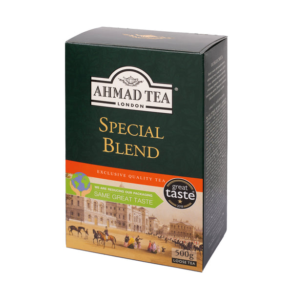 500g Loose Tea Packet -Side angle of box