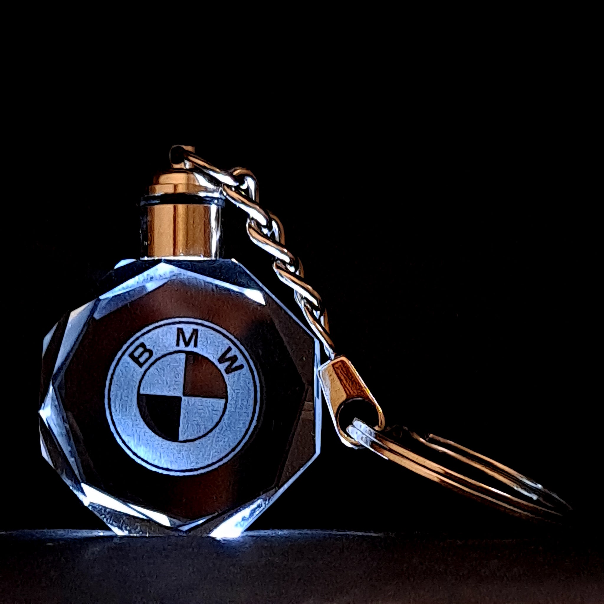 bmw led keychain