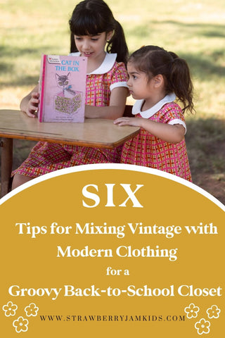 back-to-school clothing, retro children's clothing, vintage children's clothing