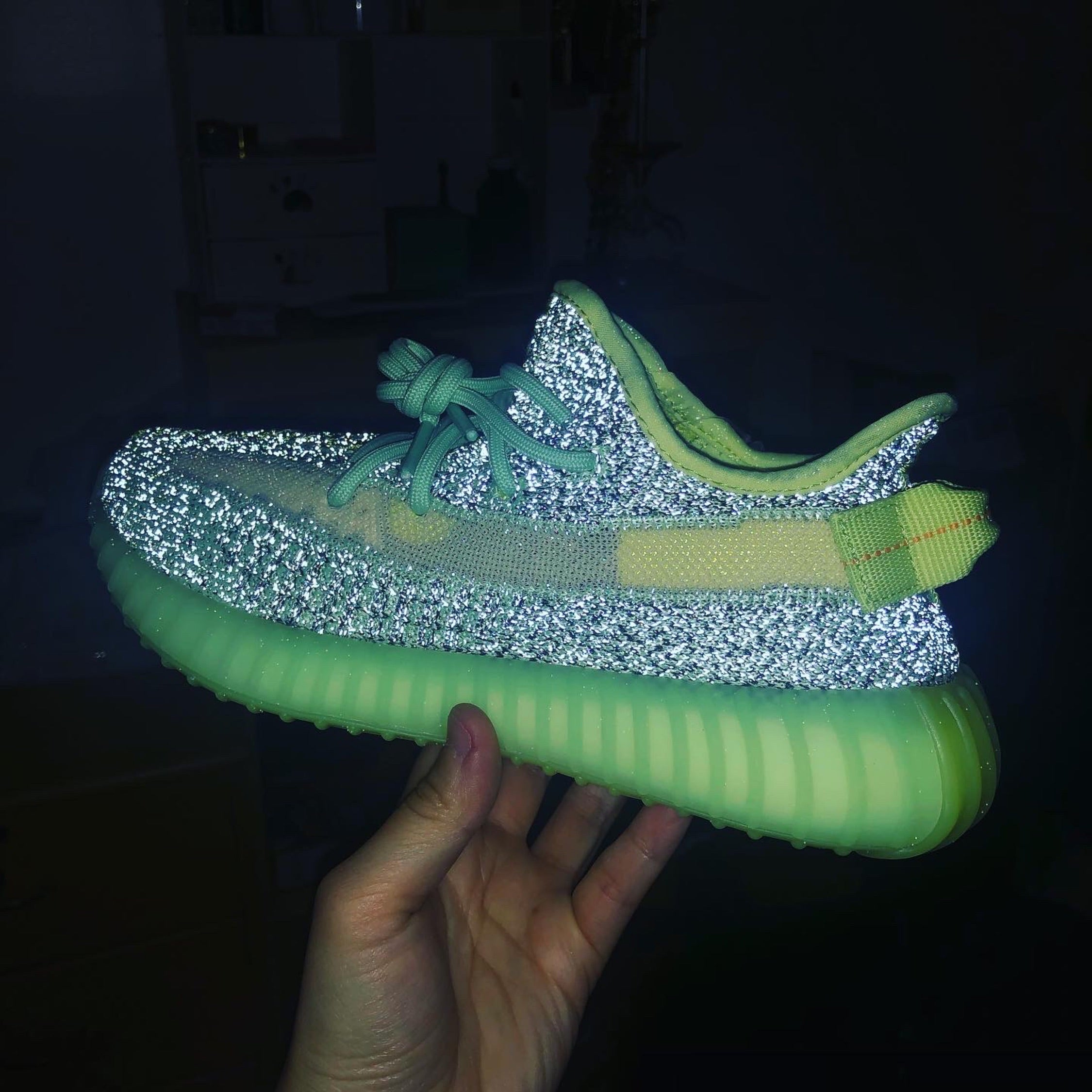 Adidas Yeezy Boost 350 V2 Yeezreel Reflective Sneakers Shoes