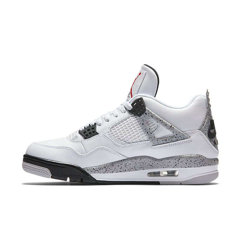 Nike Air Jordan 4 Retro White Cement Sneakers Shoes