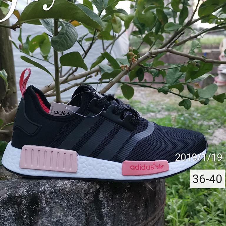 Adidas NMD R1 Black Pink Sneakers Shoes