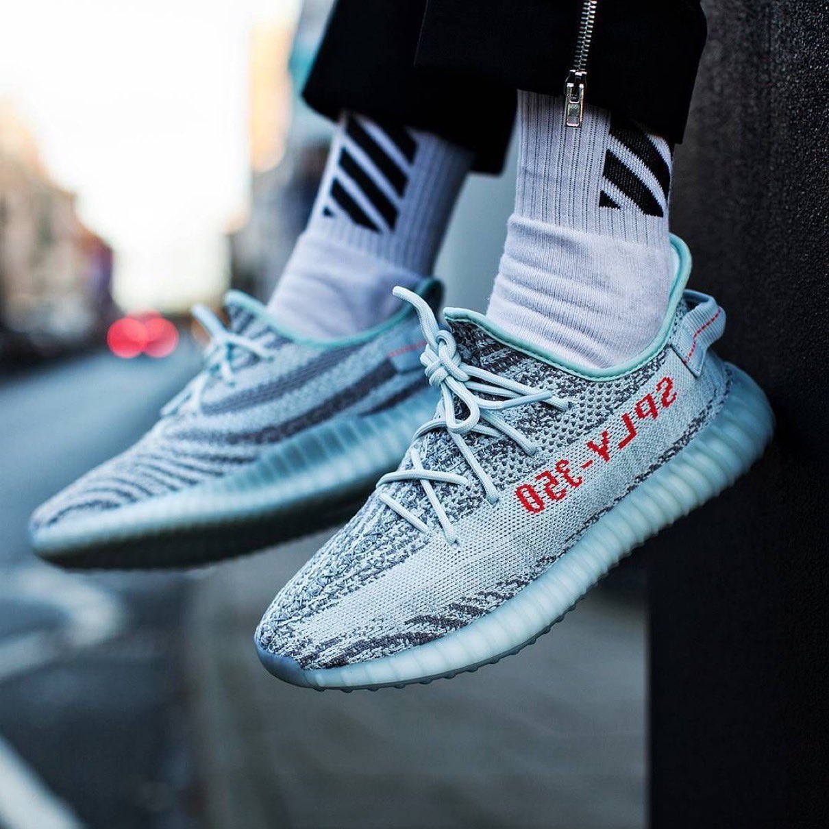 Adidas Yeezy Boost 350 V2 Blue Tint Casual Sports Jogging Shoes Sneakers